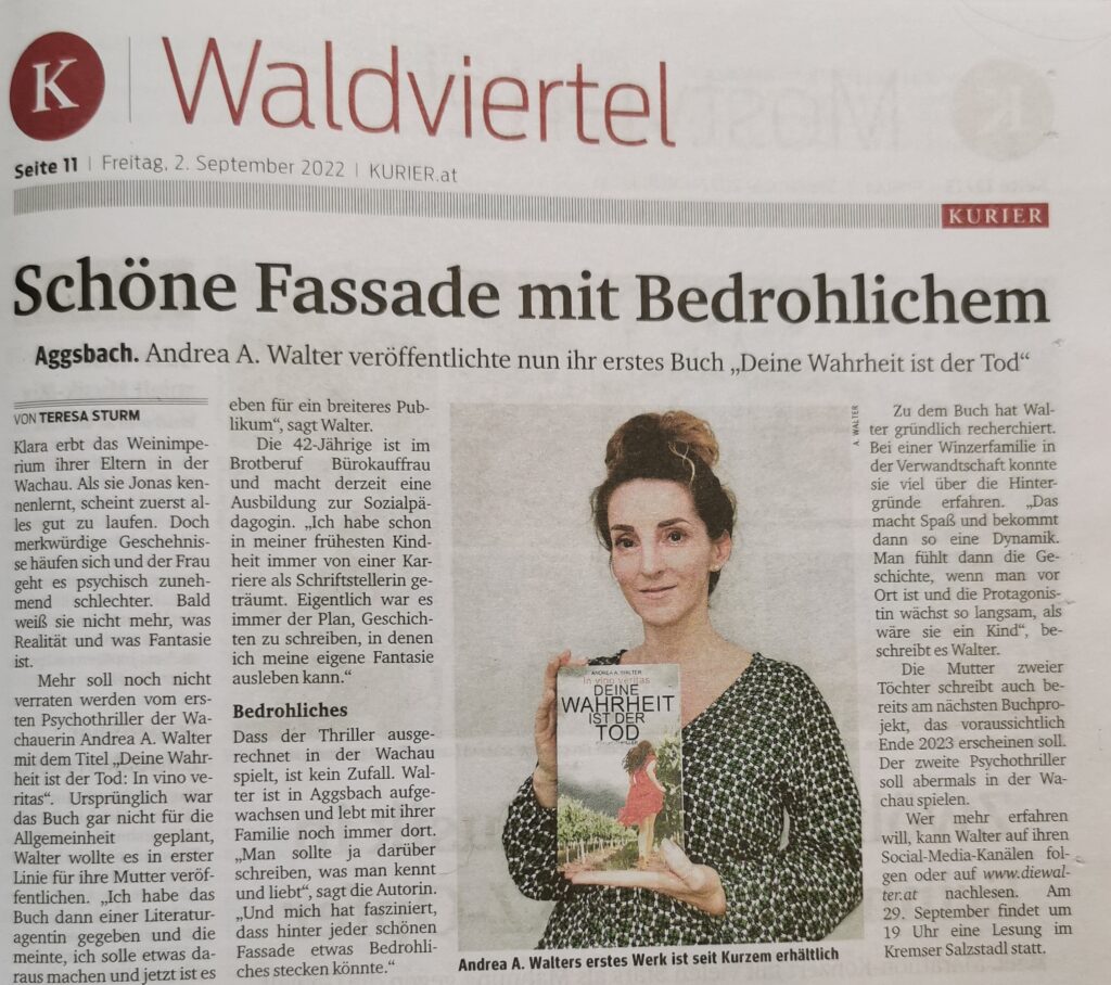 Andrea A Walter Presse Kurier