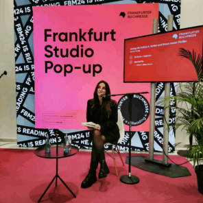 Andrea A. Walter liest aus den Titel "Deine Wahrheit ist der Tod" im Verlag Emons auf der Frankfurter Buchmesse 24