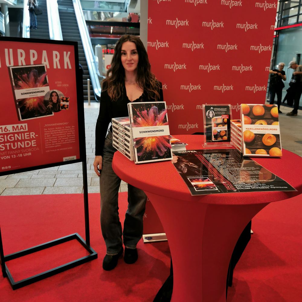 Murpark Graz Signierstunde mit Andrea A. Walter