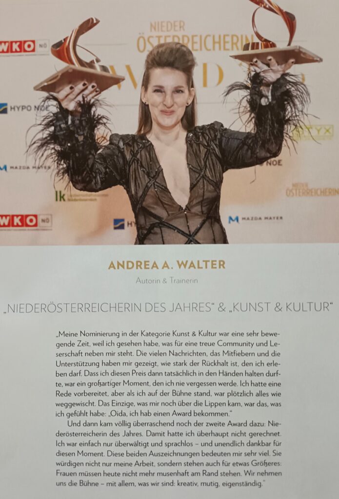 Andrea A. Walter ist NIEDERÖSTERREICHERIN 2025